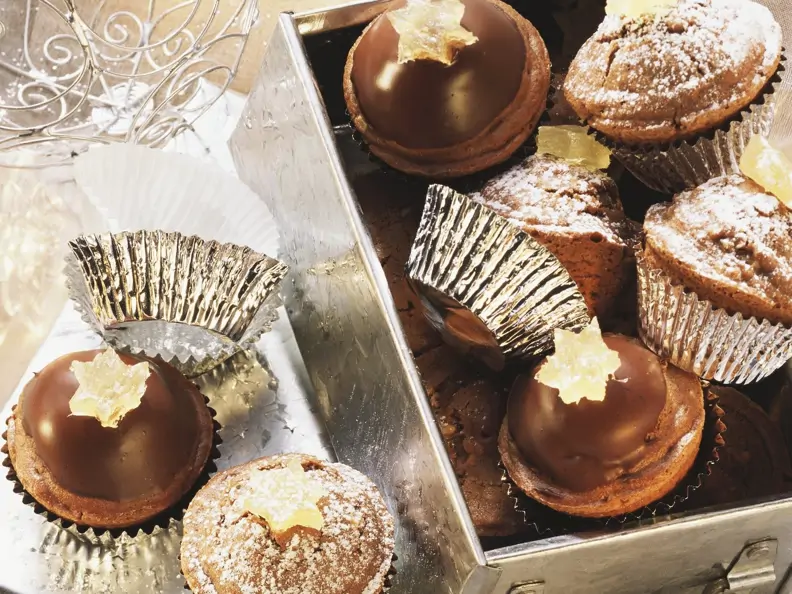 Schokoladen-Ingwer-Muffins