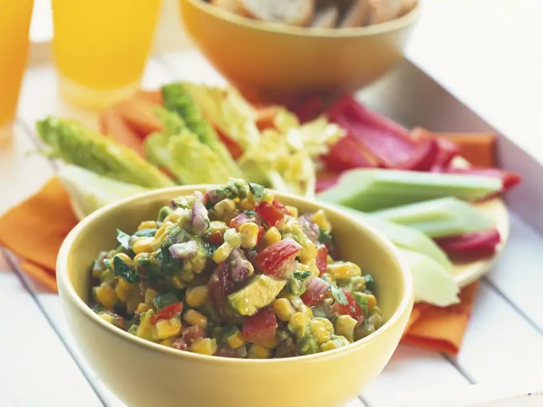 Avocadosalat mit Mais