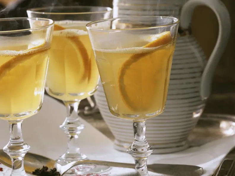 Weißer Glühwein
