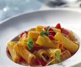 Pasta mit Paprikacremesoße
