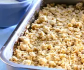 Apfelauflauf mit Streuseln (Crumble)