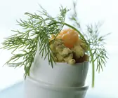 Rührei mit Shrimps