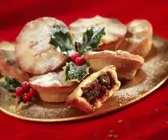 Britische Weihnachtsküchlein mit Trockenobst (Mince Pies)