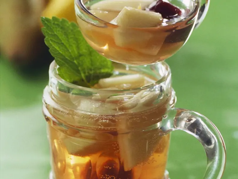 Bowle aus Apfelwein