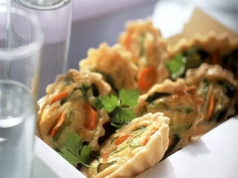 Mini-Quiches mit Gemüse