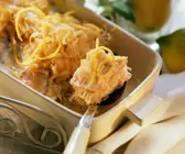 Sauerkraut-Lachs-Gratin