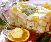 Geflügelgelee mit Orange, Kiwi und Salbei