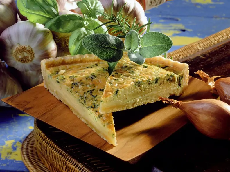 Kräuterquiche