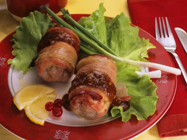 Kalbsrouladen mit Pilzfüllung