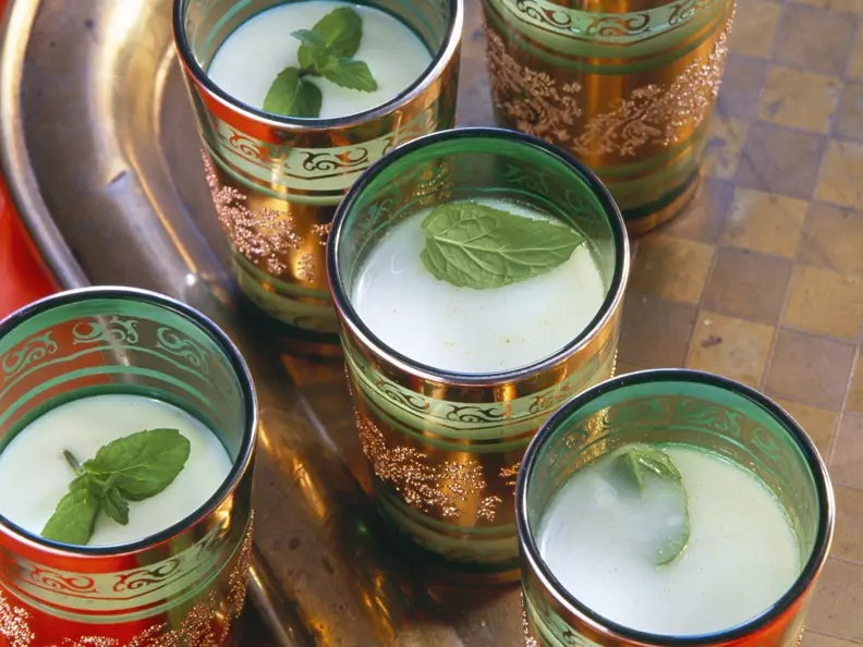 Lassi mit Minze