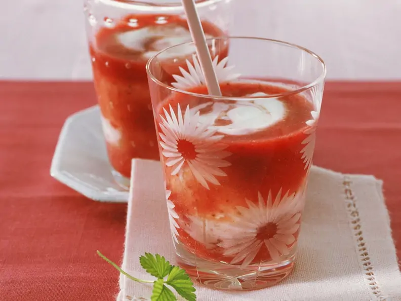 Melonen-Erdbeer-Shake