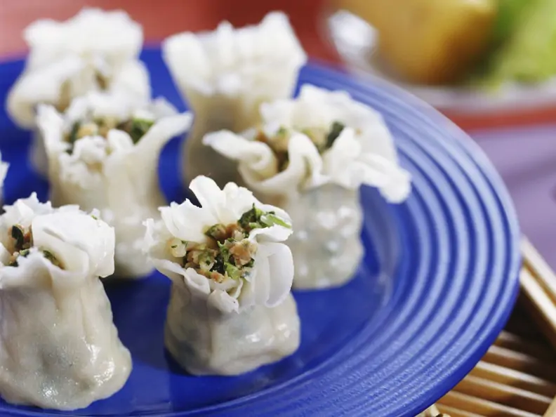 Gedämpfte Teigtaschen (Dim Sum)