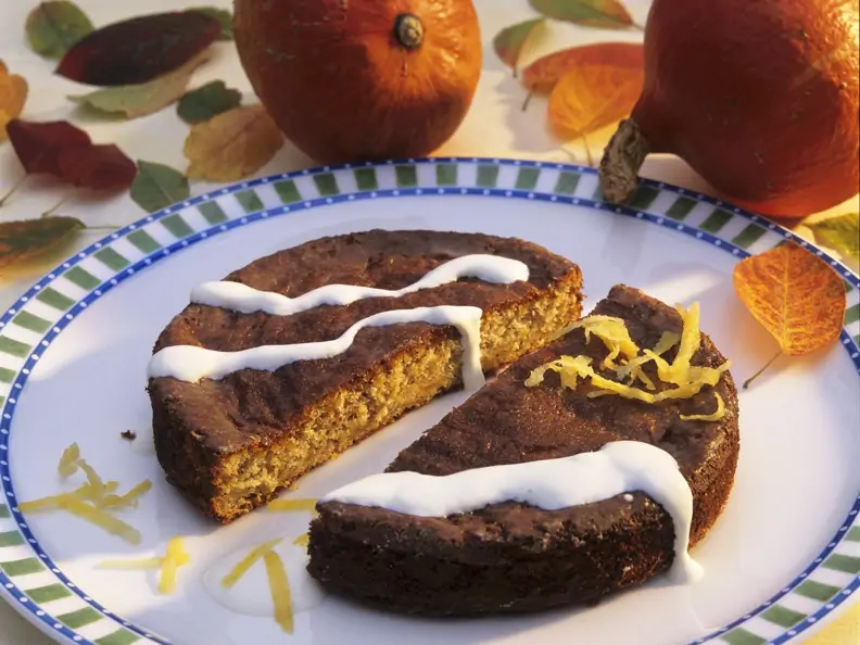 Süßer Kürbiskuchen
