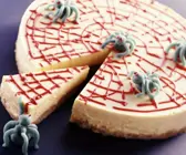 Spinnennetzkuchen zu Halloween