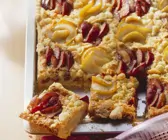 Streuselkuchen mit Zwetschgen und Birnen