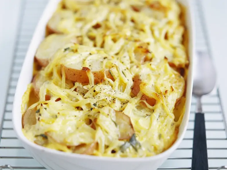 Kartoffelauflauf mit Käse