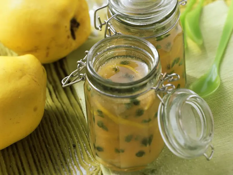 Quitten-Pistazien-Gelee mit Riesling