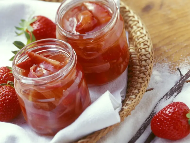 Erdbeer-Rhabarber-Marmelade