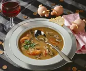 Pilzsuppe mit Tomaten
