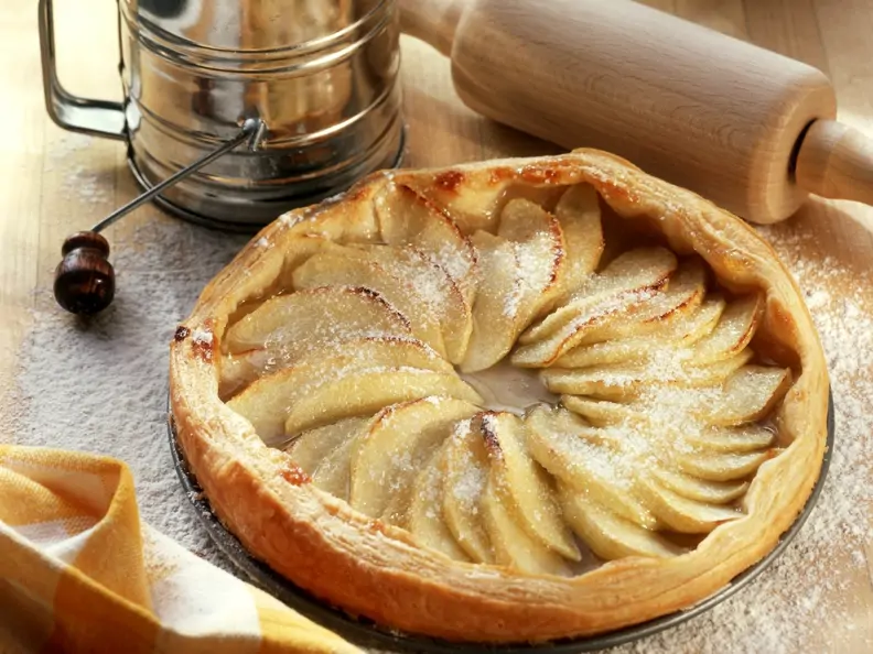 Apfeltarte mit Blätterteig