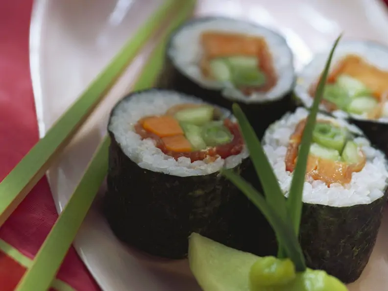 Sushi mit Thunfisch