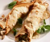 Pilz-Crêpes mit Käse
