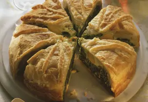 Spinat-Pastete mit Ricotta und Ei