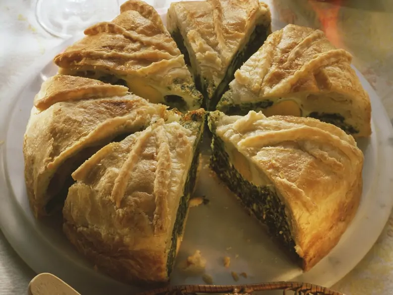 Spinat-Pastete mit Ricotta und Ei