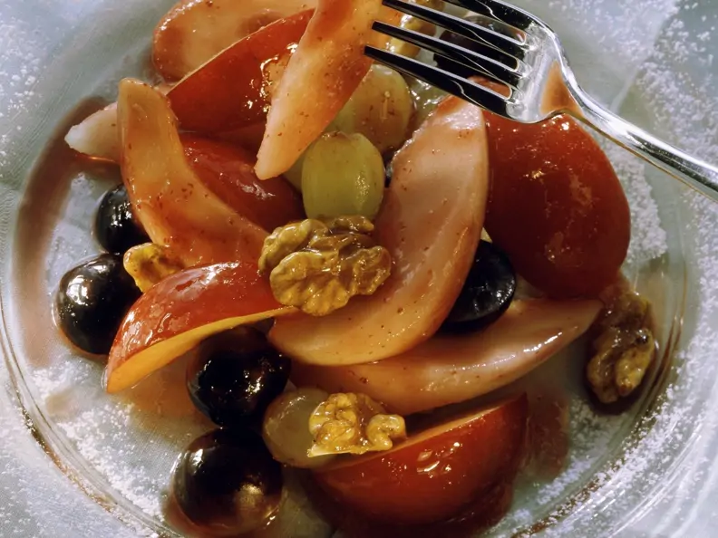 Herbst-Obstsalat
