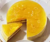 Orangentorte mit Moussefüllung