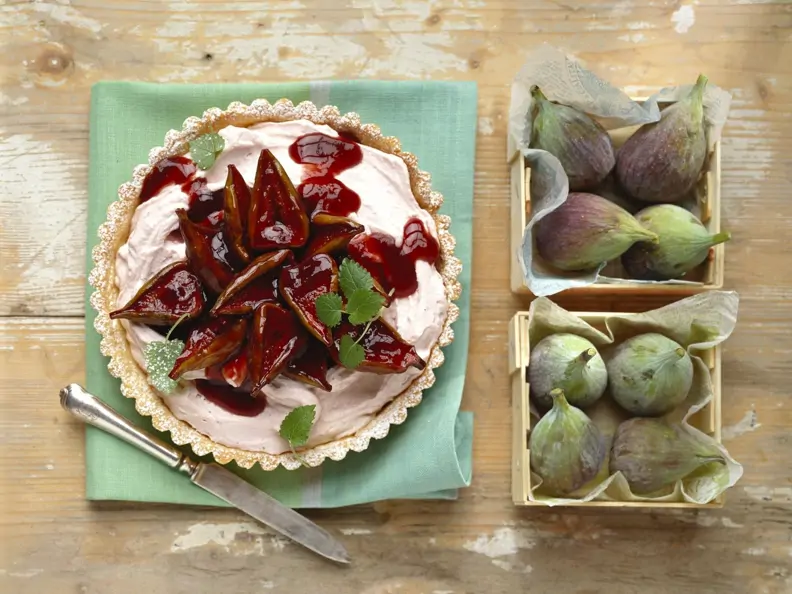 Feigenkuchen mit Quark-Mascarpone-Creme