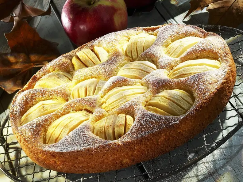 Versunkener Apfelkuchen