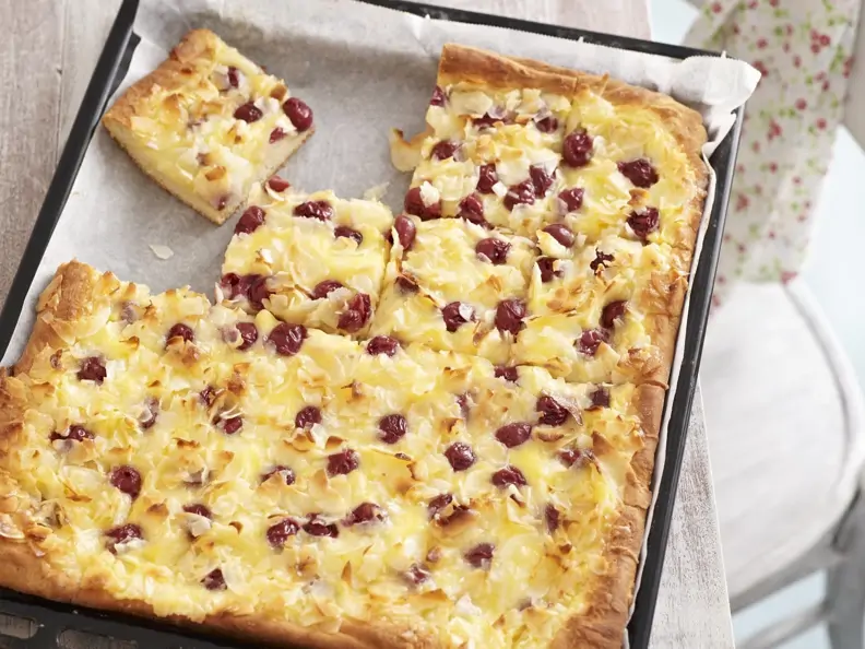 Kirschkuchen mit Kokos