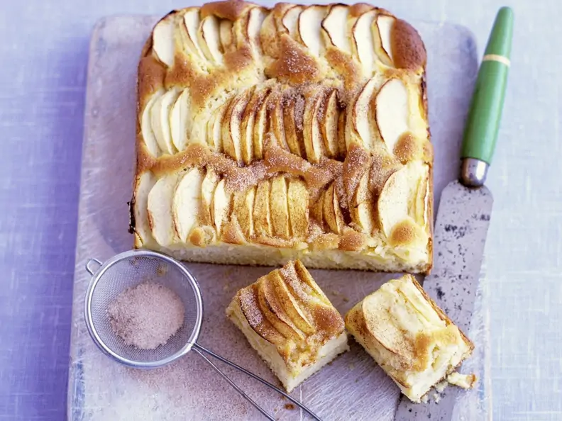 Glutenfreier Apfelkuchen vom Blech
