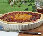 Zwetschgen-Pfirsich-Tarte