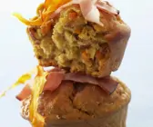 Kürbis-Speck-Muffins