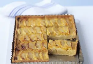 Apfel-Mandel-Blechkuchen