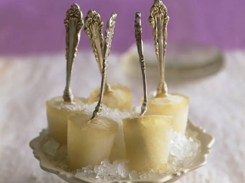 Champagner-Eis am Stiel