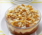 Rhabarber-Grieß-Gratin mit Mandelkruste