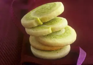 Pistazien-Schnecken-Plätzchen