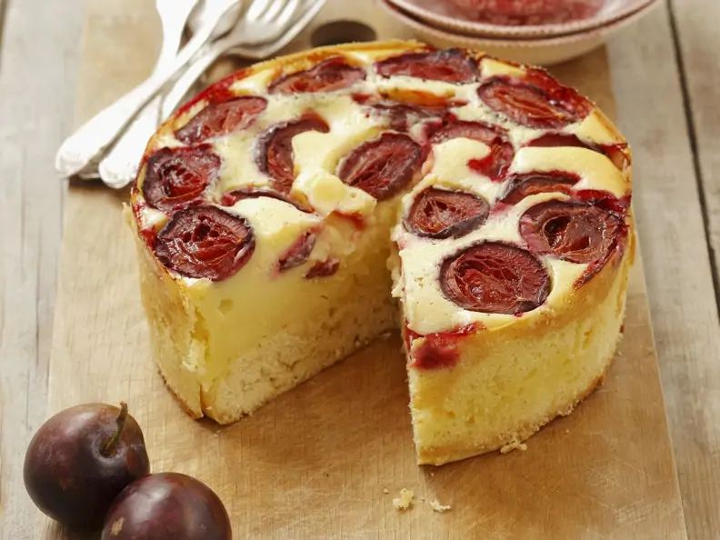 Zwetschgen-Käsekuchen