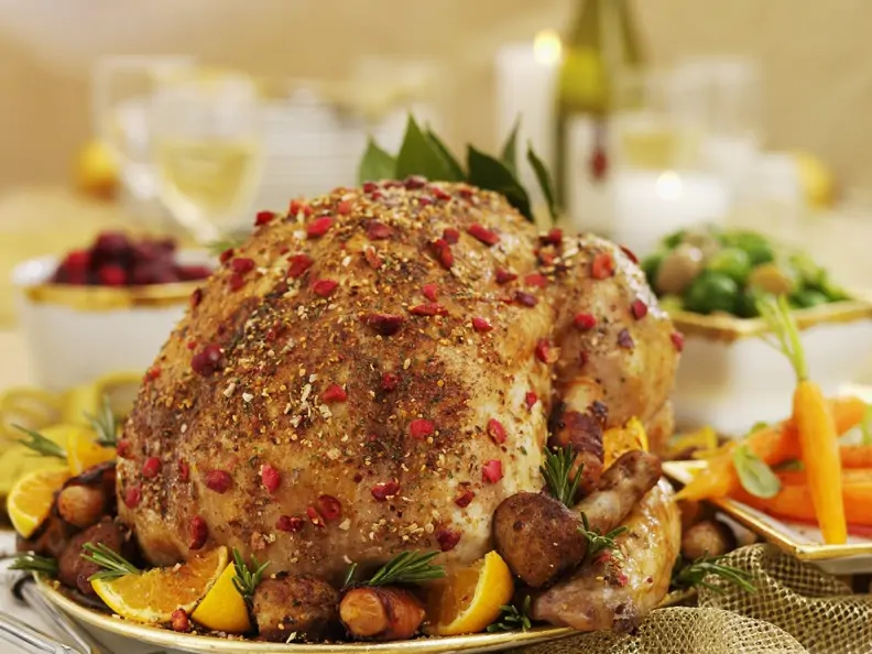 Truthahnbraten mit Cranberrys