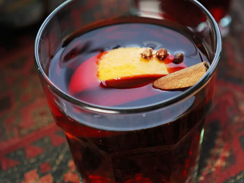 Glühwein mit Rum