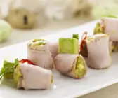 Avocado-Kalbfleisch-Röllchen
