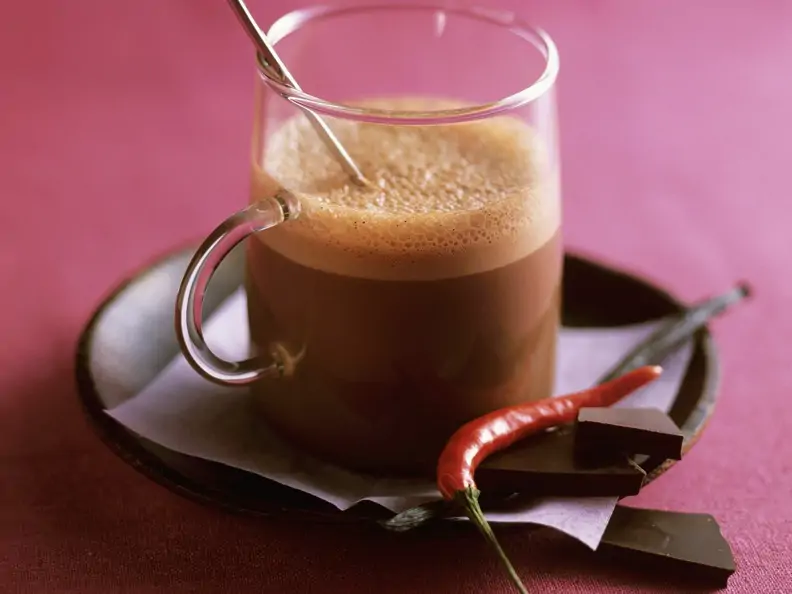Heiße Schokolade mit Chili
