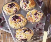 Muffins mit Pflaumen
