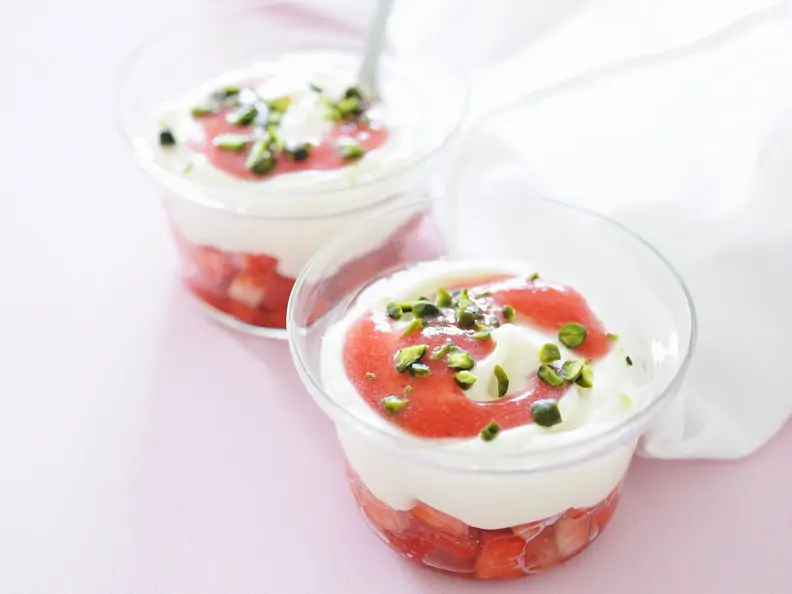 Mascarponecreme mit Erdbeeren