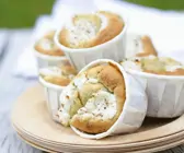 Muffins mit Ziegenkäse