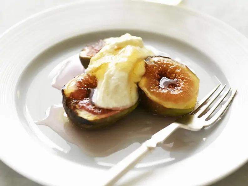 Gegrillte Feigen mit Ricotta