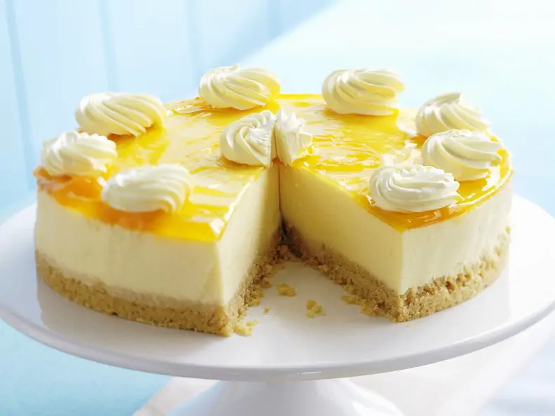 Käsekuchen mit Mango